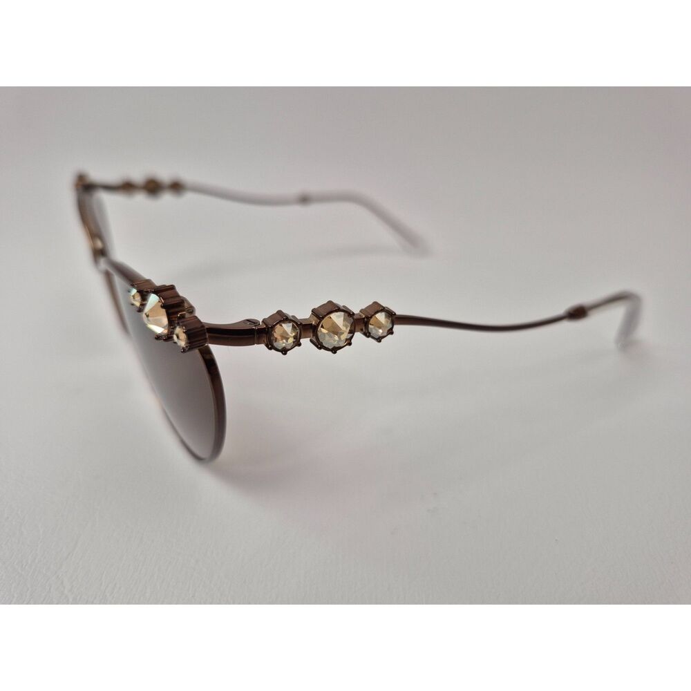 Swarovski Women's SK7017 400213 Copper Brown 58mm Cat Eye Sunglasses - Picture 3 of 6